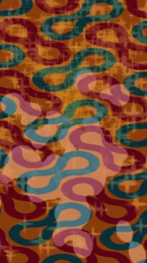 Soyut hareket desenli fütüristik video üretimi için dinamik dijital arkaplan