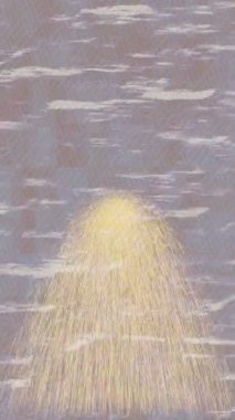 Benzersiz dijital animasyon tarzı grafikleri olan yaratıcı ortam tasarımı için yenilikçi hareket dokusu