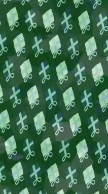 Organik desenli yüzey giriş stili video film sanatı ile soyut arkaplan tasarımı