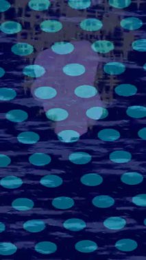 Lüks hareket projeleri için soyut tasarım stili animasyonu olan üst düzey dijital doku