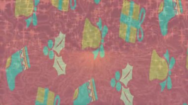 Organik desenli yüzey giriş stili video film sanatı ile soyut arkaplan tasarımı