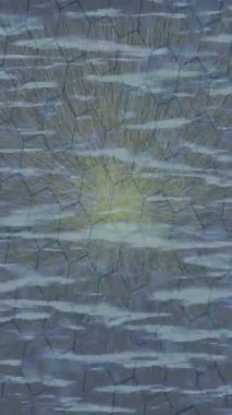 Soyut hareket desenli fütüristik video üretimi için dinamik dijital arkaplan