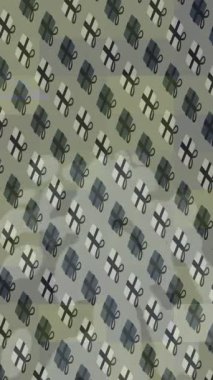 Soyut hareket desenli fütüristik video üretimi için dinamik dijital arkaplan