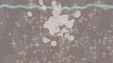 Organik desenli yüzey giriş stili video film sanatı ile soyut arkaplan tasarımı