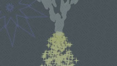 Dijital doku yüzey tasarım biçimi ile modern video animasyonu için gelişmiş hareket grafikleri