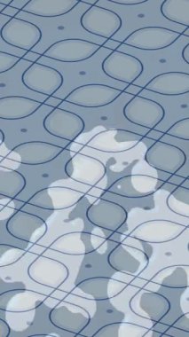 Soyut hareket desenli fütüristik video üretimi için dinamik dijital arkaplan