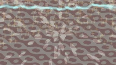 Lüks hareket projeleri için soyut tasarım stili animasyonu olan üst düzey dijital doku