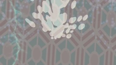 Profesyonel video projeleri sanat tarzı için organik hareketli arkaplan tasarımı