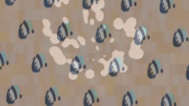 Profesyonel video projeleri sanat tarzı için organik hareketli arkaplan tasarımı