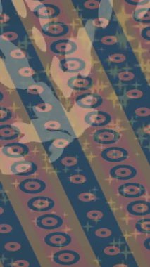 Soyut hareket desenli fütüristik video üretimi için dinamik dijital arkaplan