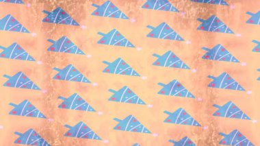 Estetik doku arkaplan tasarımı renkli hareket grafikleri ile moda film giriş profosyoneli