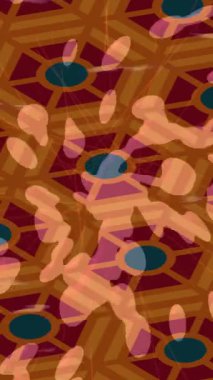 Soyut hareket desenli fütüristik video üretimi için dinamik dijital arkaplan