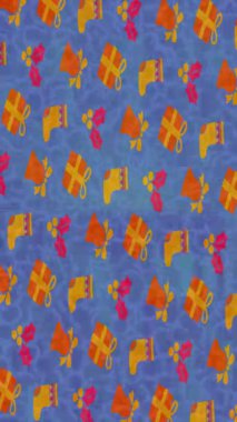 Soyut hareket desenli fütüristik video üretimi için dinamik dijital arkaplan