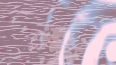 Benzersiz dijital animasyon tarzı grafikleri olan yaratıcı ortam tasarımı için yenilikçi hareket dokusu