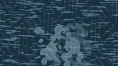 Benzersiz video giriş tasarımı projeleri için detaylı yüzey kalıbı film animasyon stili grafik girişi