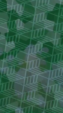 Soyut hareket desenli fütüristik video üretimi için dinamik dijital arkaplan