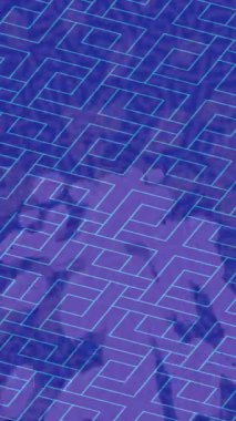 Lüks hareket projeleri için soyut tasarım stili animasyonu olan üst düzey dijital doku