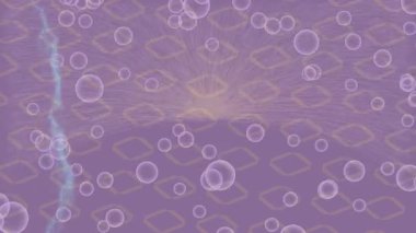 Soyut hareket desenli fütüristik video üretimi için dinamik dijital arkaplan