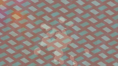 Benzersiz video giriş tasarımı projeleri için detaylı yüzey kalıbı film animasyon stili grafik girişi