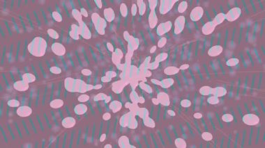 Benzersiz dijital animasyon tarzı grafikleri olan yaratıcı ortam tasarımı için yenilikçi hareket dokusu