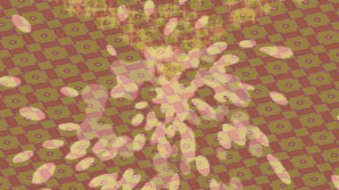 Benzersiz hareket grafikleri tasarım sanatına sahip yaratıcı film üretimi için özet bir arkaplan