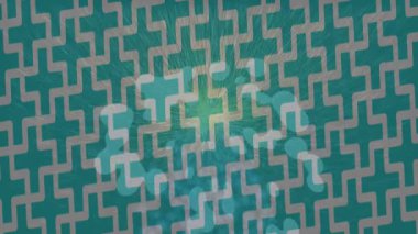 Benzersiz dijital animasyon tarzı grafikleri olan yaratıcı ortam tasarımı için yenilikçi hareket dokusu