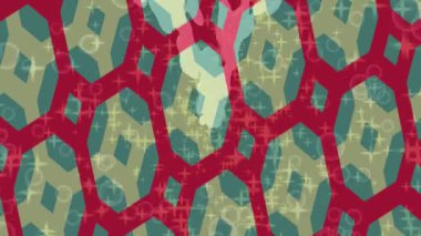 Lüks hareket projeleri için soyut tasarım stili animasyonu olan üst düzey dijital doku