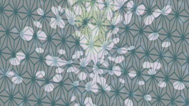 Organik desenli yüzey giriş stili video film sanatı ile soyut arkaplan tasarımı