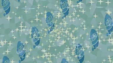 Lüks hareket projeleri için soyut tasarım stili animasyonu olan üst düzey dijital doku