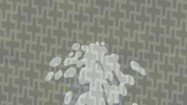 Benzersiz hareket grafikleri tasarım sanatına sahip yaratıcı film üretimi için özet bir arkaplan