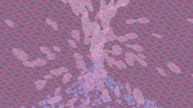 Profesyonel video projeleri sanat tarzı için organik hareketli arkaplan tasarımı