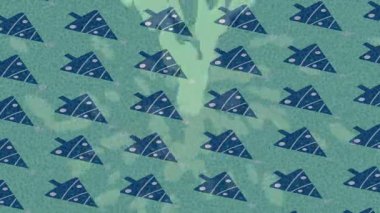 Yaratıcı video düzenleme film tasarımı için benzersiz hareket grafikleri biçimi giriş hareketi video pro