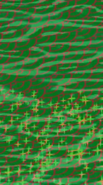 Benzersiz dijital animasyon tarzı grafikleri olan yaratıcı ortam tasarımı için yenilikçi hareket dokusu