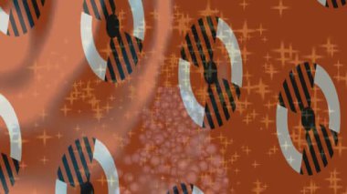 Benzersiz video giriş tasarımı projeleri için detaylı yüzey kalıbı film animasyon stili grafik girişi