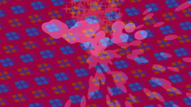 Estetik doku arkaplan tasarımı renkli hareket grafikleri ile moda film giriş profosyoneli