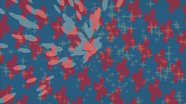 Benzersiz hareket grafikleri tasarım sanatına sahip yaratıcı film üretimi için özet bir arkaplan