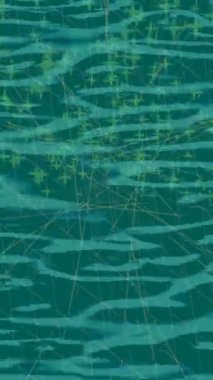 Benzersiz video giriş tasarımı projeleri için detaylı yüzey kalıbı film animasyon stili grafik girişi