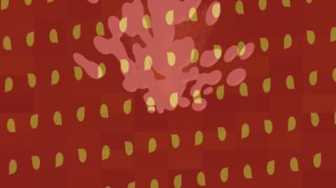 Soyut hareket desenli fütüristik video üretimi için dinamik dijital arkaplan