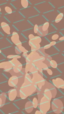 Benzersiz hareket dokusu tasarım sanatı ile profesyonel video düzenleme için modern soyut grafikler