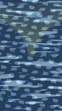 Benzersiz dijital animasyon tarzı grafikleri olan yaratıcı ortam tasarımı için yenilikçi hareket dokusu