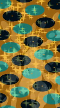 Soyut hareket desenli fütüristik video üretimi için dinamik dijital arkaplan