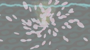 Lüks hareket projeleri için soyut tasarım stili animasyonu olan üst düzey dijital doku