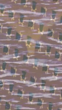 Benzersiz dijital animasyon tarzı grafikleri olan yaratıcı ortam tasarımı için yenilikçi hareket dokusu