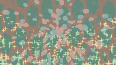 Lüks hareket projeleri için soyut tasarım stili animasyonu olan üst düzey dijital doku