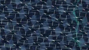 Estetik doku arkaplan tasarımı renkli hareket grafikleri ile moda film giriş profosyoneli