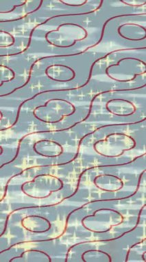 Benzersiz video giriş tasarımı projeleri için detaylı yüzey kalıbı film animasyon stili grafik girişi