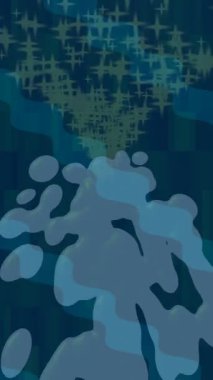 Benzersiz dijital animasyon tarzı grafikleri olan yaratıcı ortam tasarımı için yenilikçi hareket dokusu