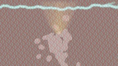 Dijital doku yüzey tasarım biçimi ile modern video animasyonu için gelişmiş hareket grafikleri