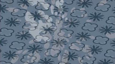 Lüks hareket projeleri için soyut tasarım stili animasyonu olan üst düzey dijital doku