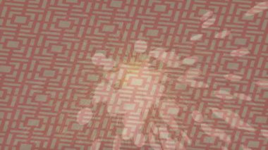 Soyut hareket desenli fütüristik video üretimi için dinamik dijital arkaplan